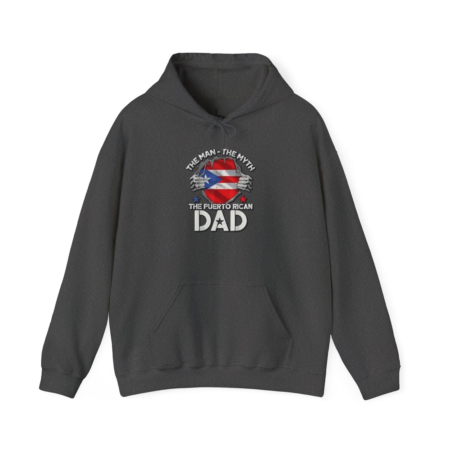 The Puerto Rican DAD Unisex Hoodie, Cozy Sweatshirt, Casual Wear, Gifts for Adventures, Pride Apparel, Comfortable Streetwear