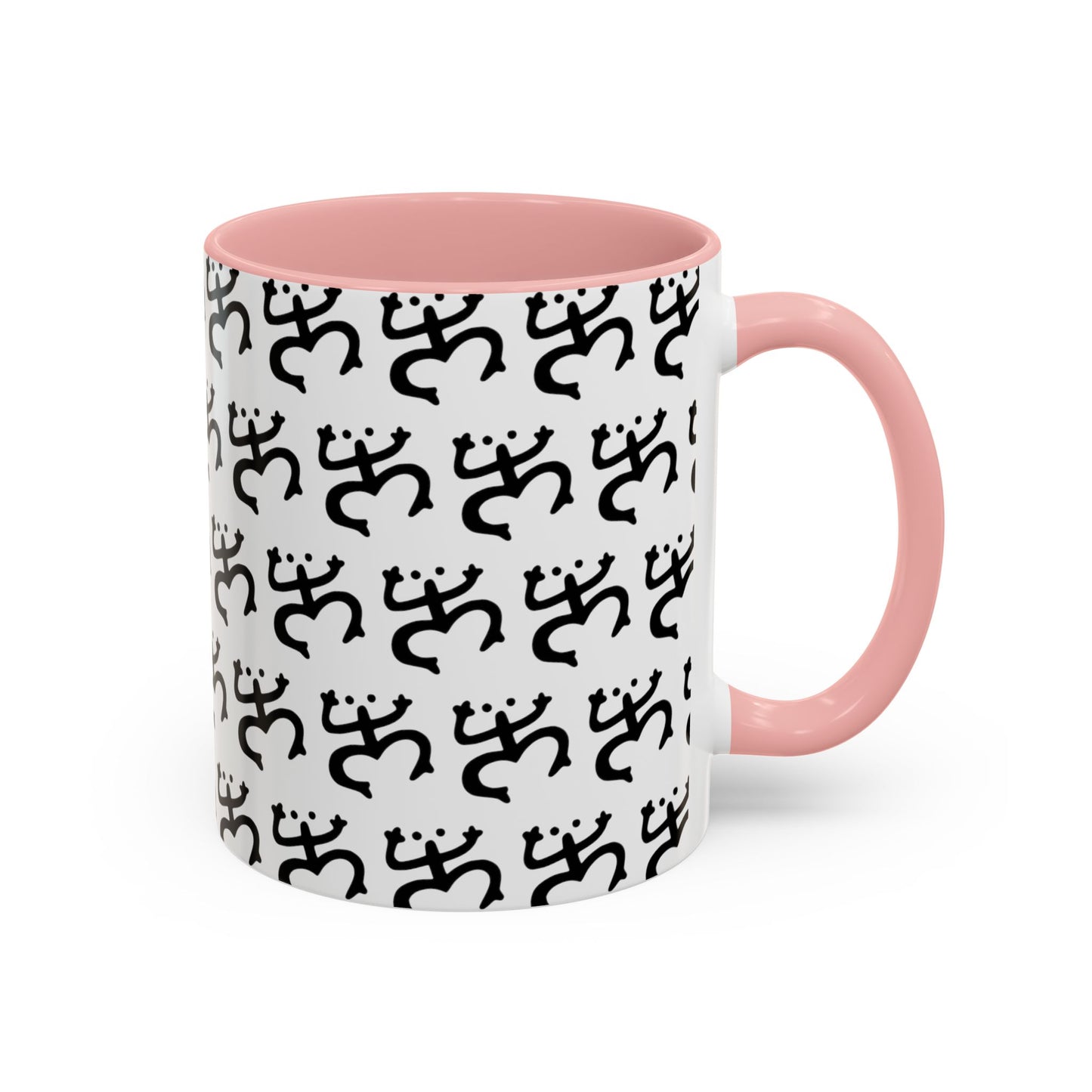 Coqui Symbol, Colorful Accent Mugs, 11oz