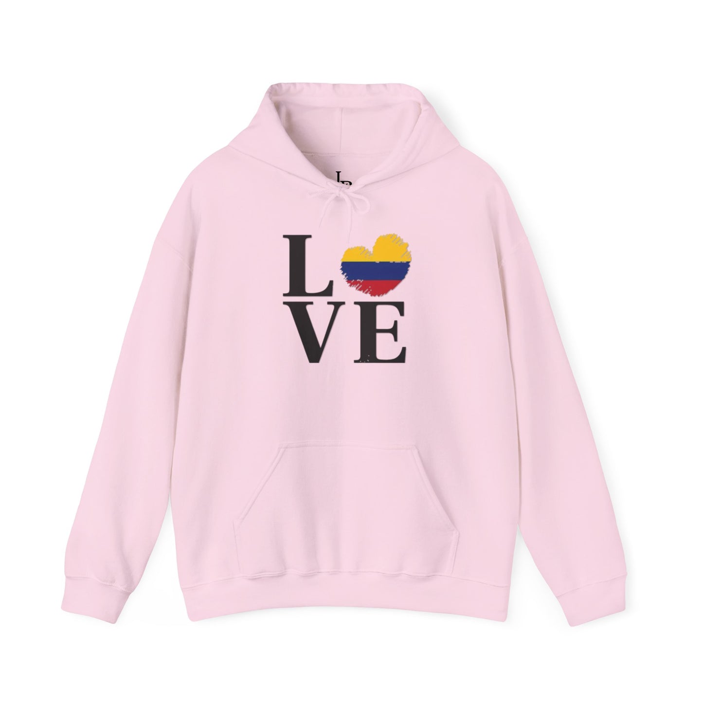 Love Colombia Unisex Hoodie, Cozy Sweatshirt, Casual Wear, Gifts for Adventures, Pride Apparel, Comfortable Streetwear