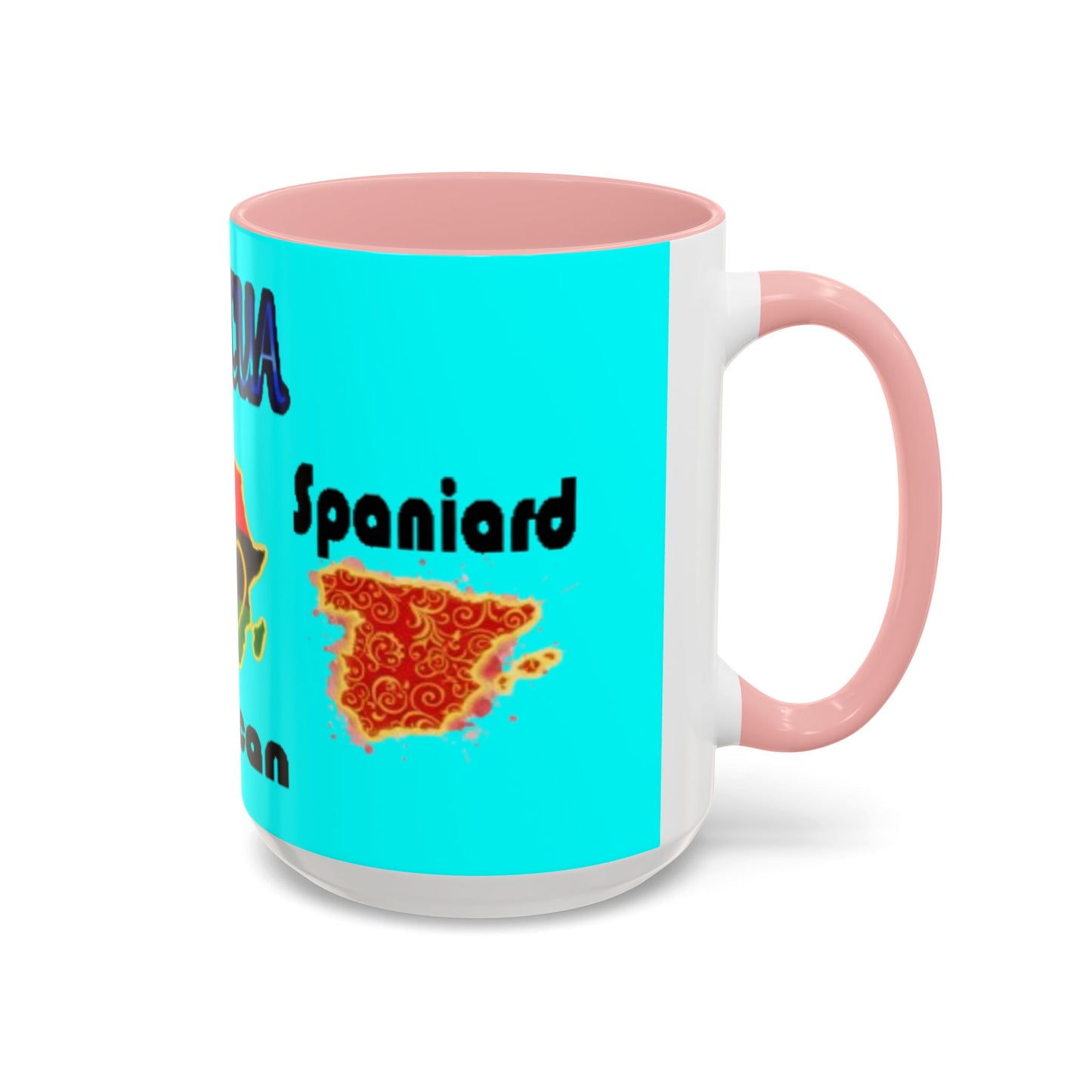 Boricua Roots, Colorful Accent Mugs, 11oz