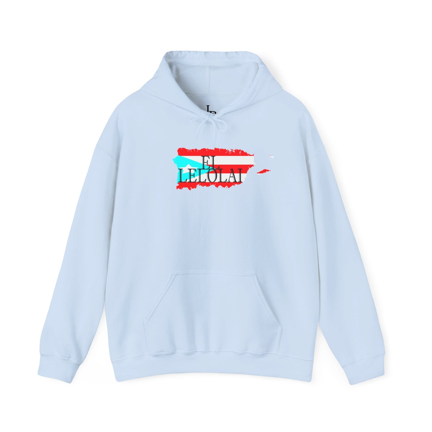 EL LELOLAI PR MAP Unisex Hoodie, Cozy Sweatshirt, Casual Wear, Gifts for Adventures, Pride Apparel, Comfortable Streetwear