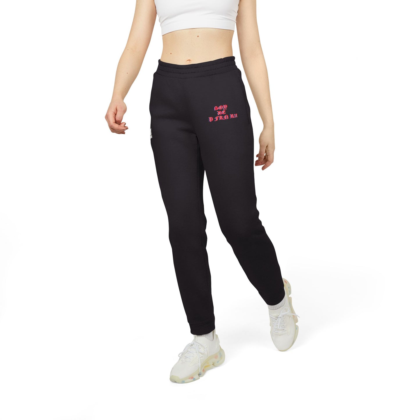 SOY DE P FKN R!! Cozy Unisex Fleece Joggers - Ideal for Athleisure, Workout, Loungewear, Travel, Gifts for Him/Her