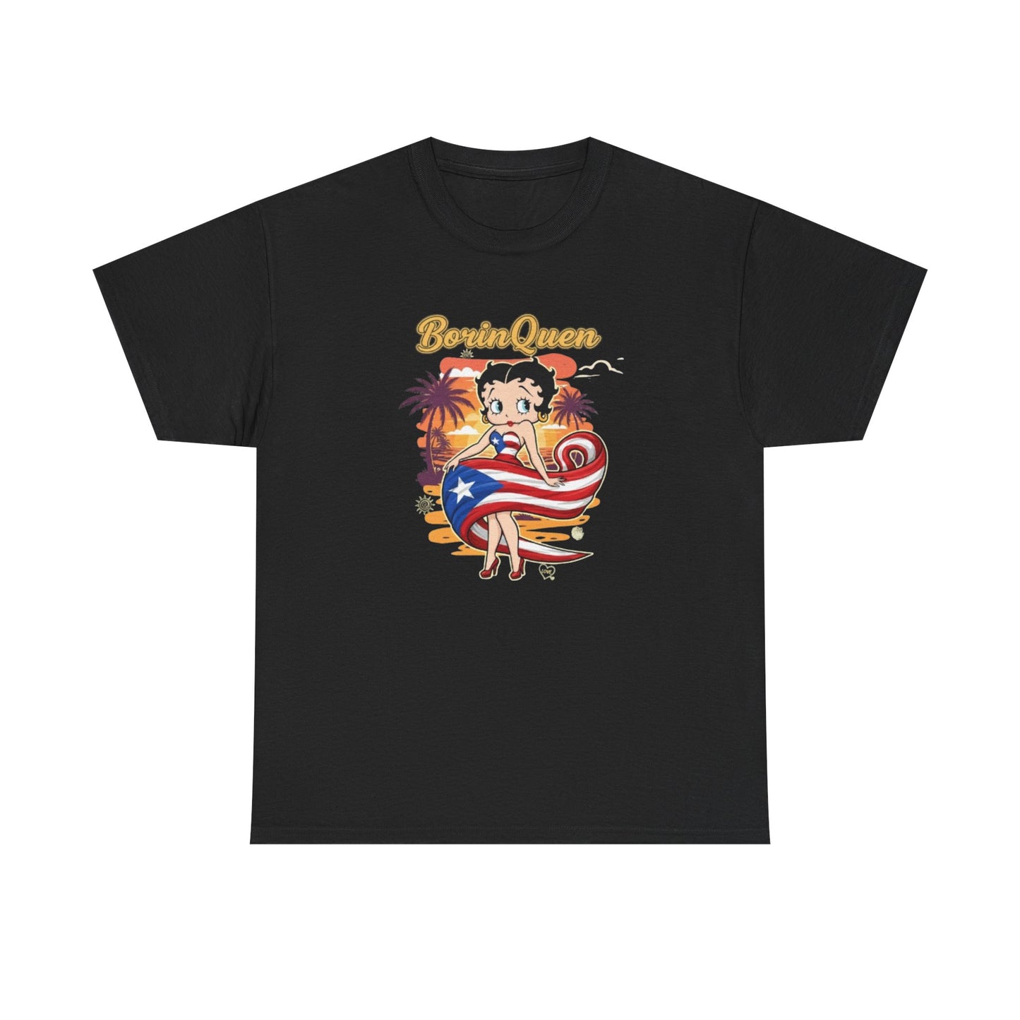 Borinquen Betty, Unisex Heavy Cotton Tee