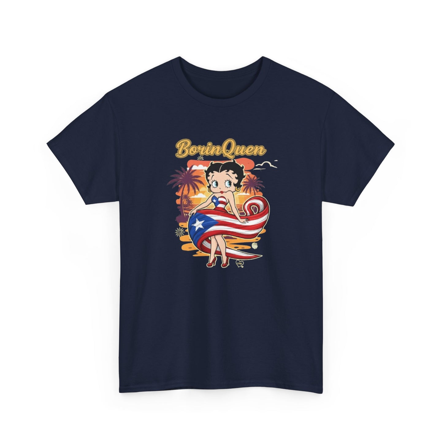 Borinquen Betty, Unisex Heavy Cotton Tee