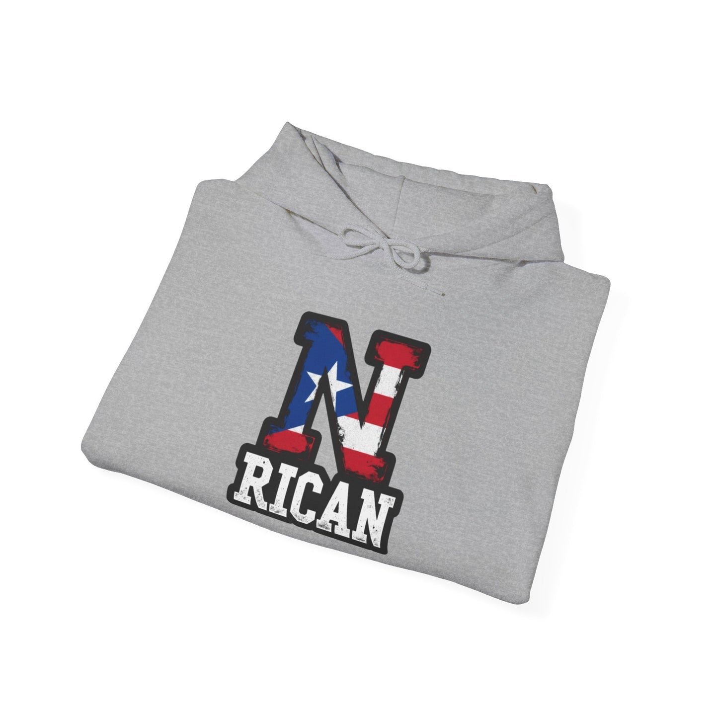 N Rican Unisex Hoodie, Cozy Sweatshirt, Casual Wear, Gifts for Adventures, Pride Apparel, Comfortable Streetwear