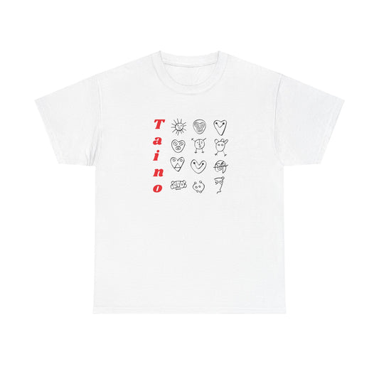 Taino Symbols, Unisex Heavy Cotton Tee