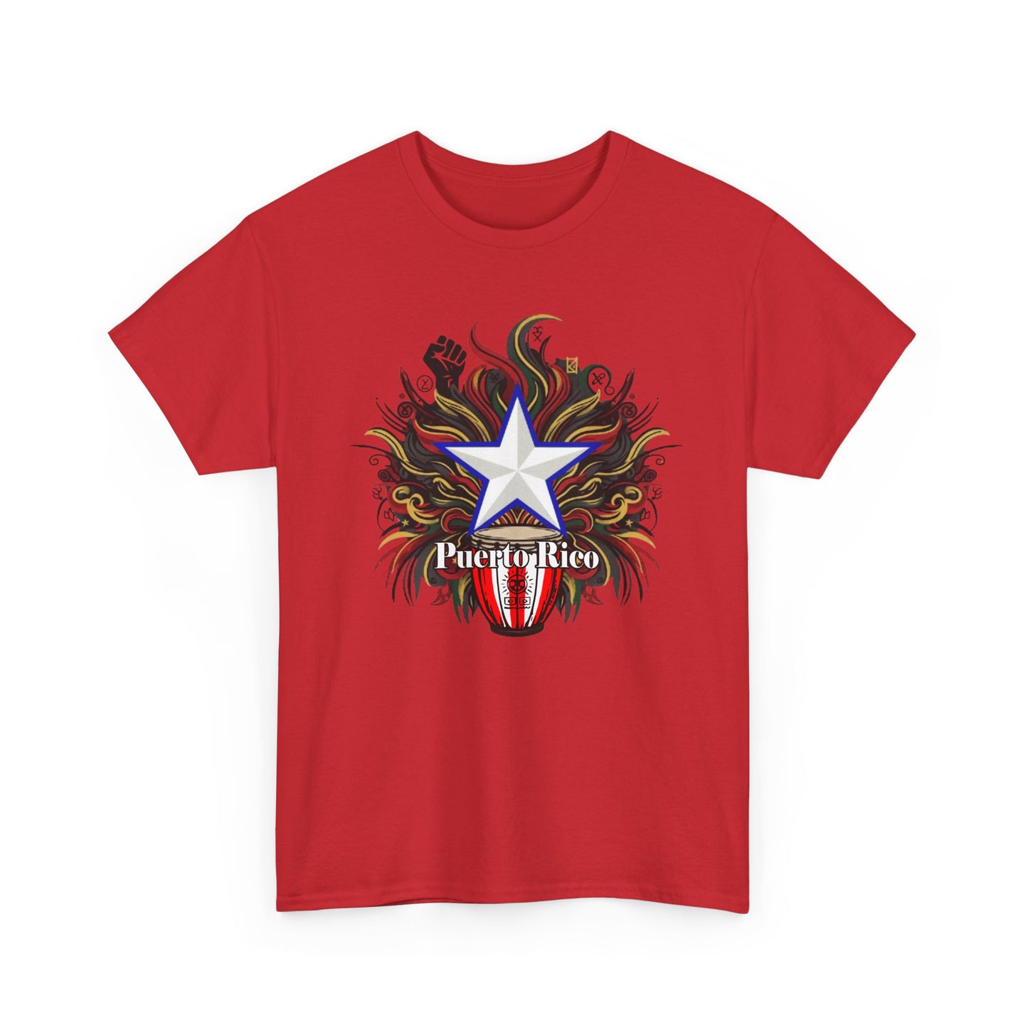 AfroRican Tee, Unisex Heavy Cotton Tee