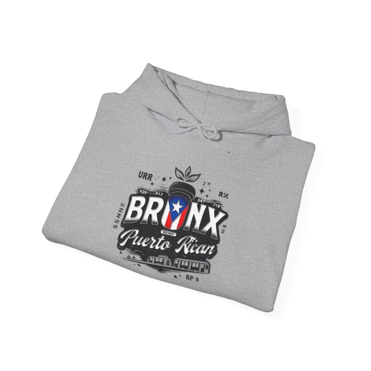 Bronx Puerto Rican Unisex Hoodie, Cozy Sweatshirt, Casual Wear, Gifts for Adventures, Pride Apparel, Comfortable Streetwear