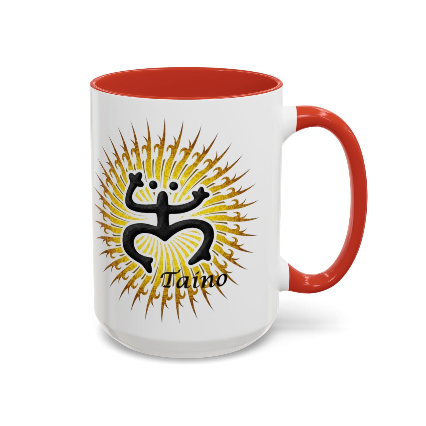 Taino Coqui Sun Colorful Accent Mugs, 11oz