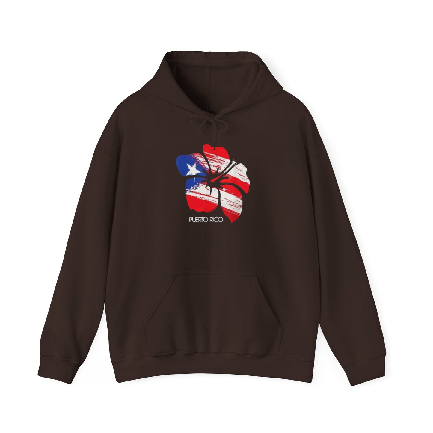 Puerto Rican Flower Unisex Hoodie, Cozy Sweatshirt, Casual Wear, Gifts for Adventures, Pride Apparel, Comfortable Streetwear