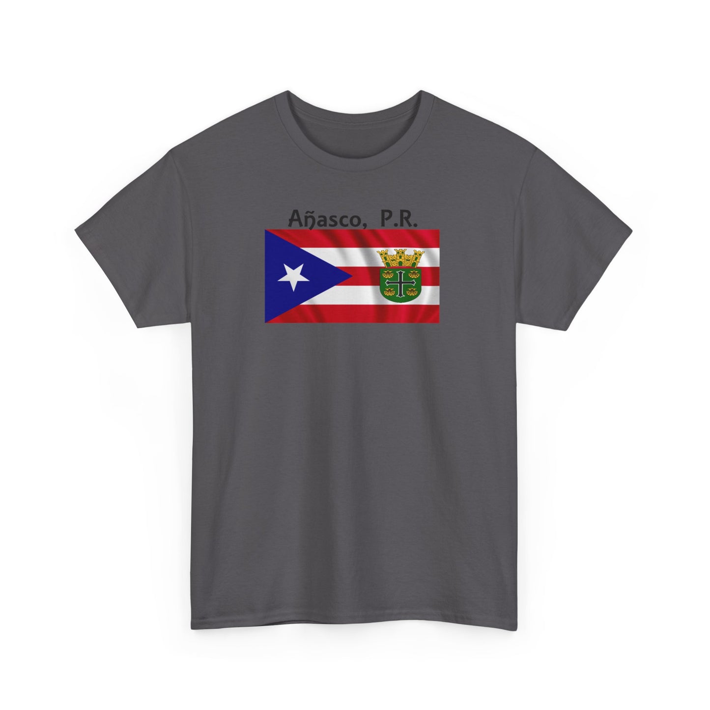 Añasco, Puerto Rico, Unisex Heavy Cotton Tee