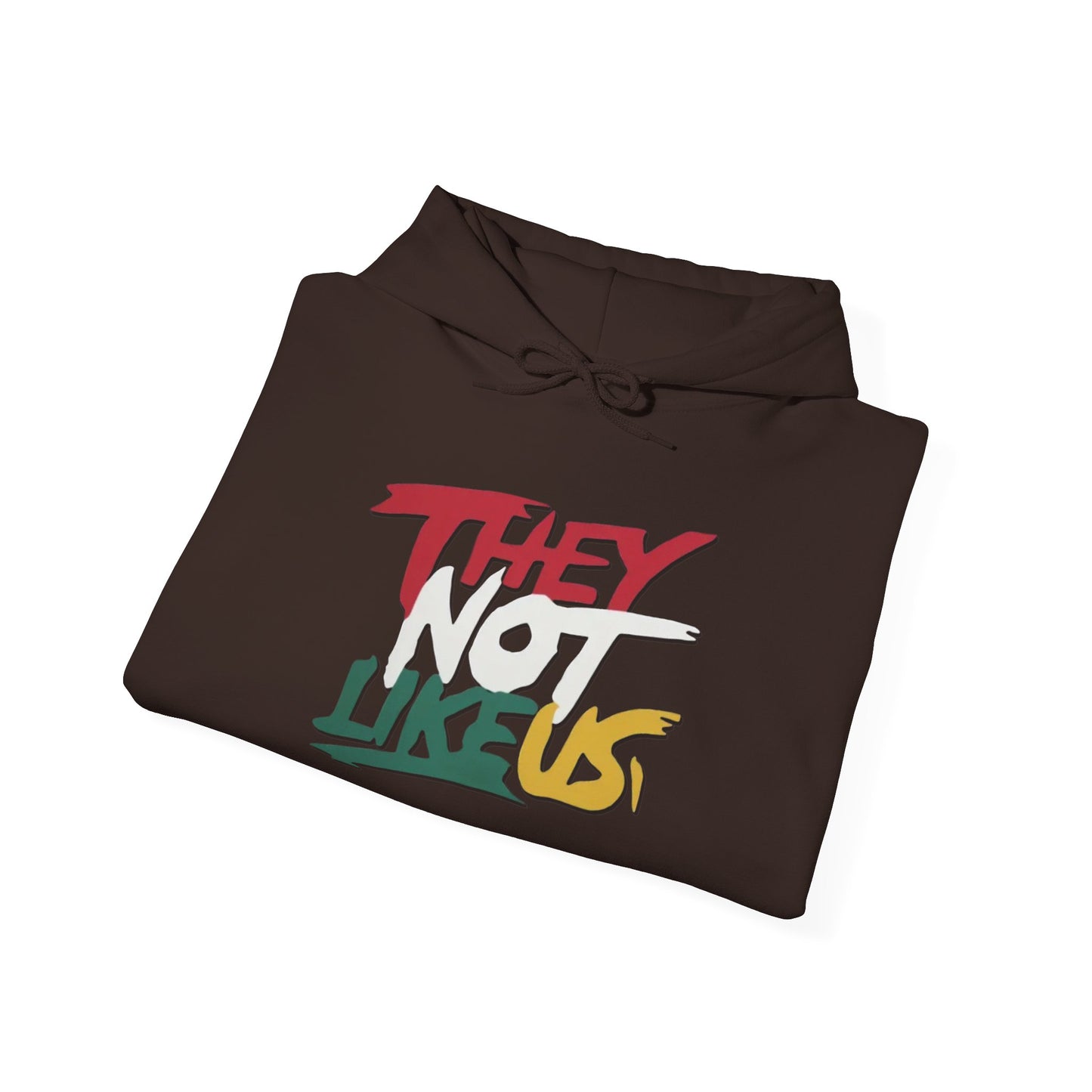 They Not Like US Unisex Hoodie, Cozy Sweatshirt, Casual Wear, Gifts for Adventures, Pride Apparel, Comfortable Streetwear