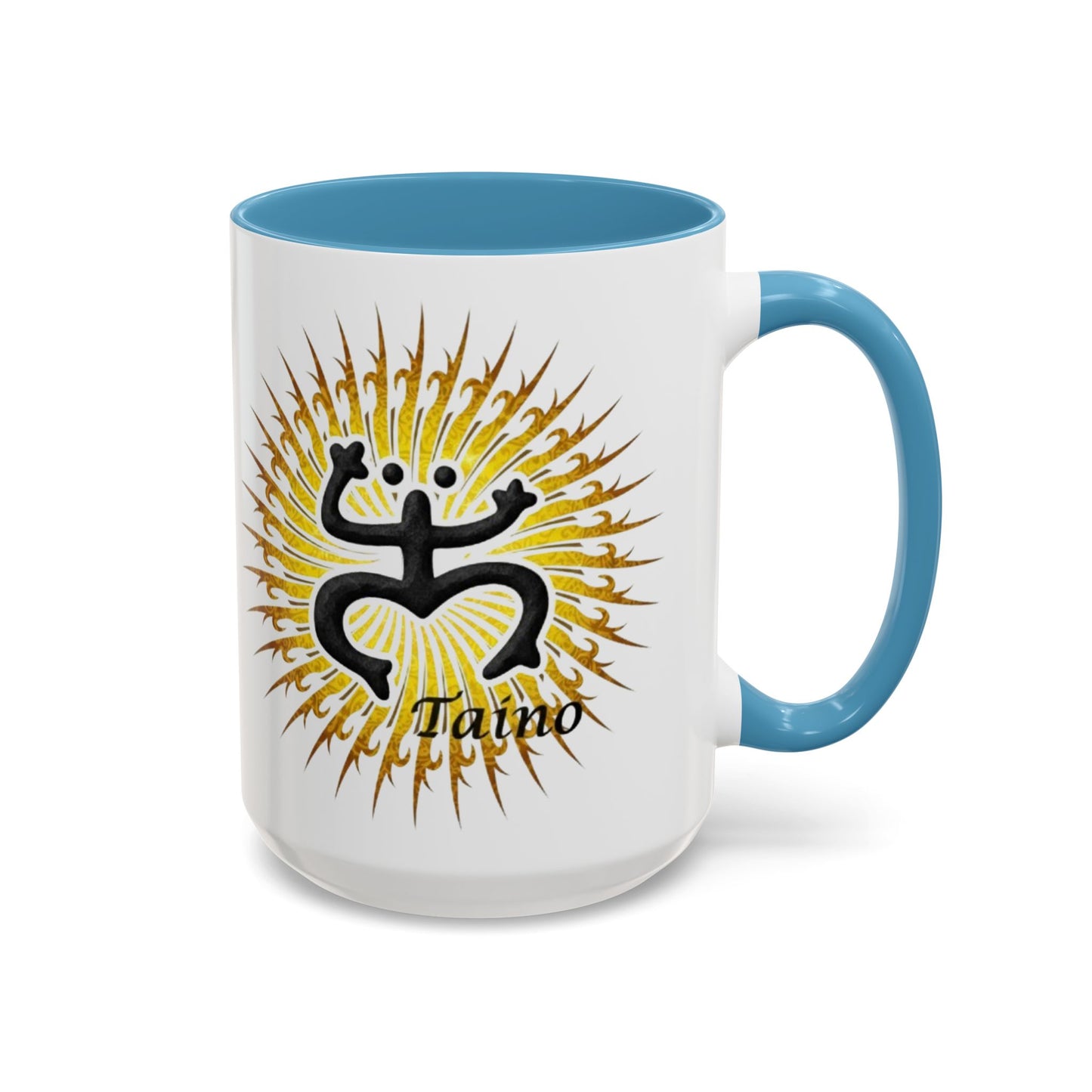 Taino Coqui Sun Colorful Accent Mugs, 11oz
