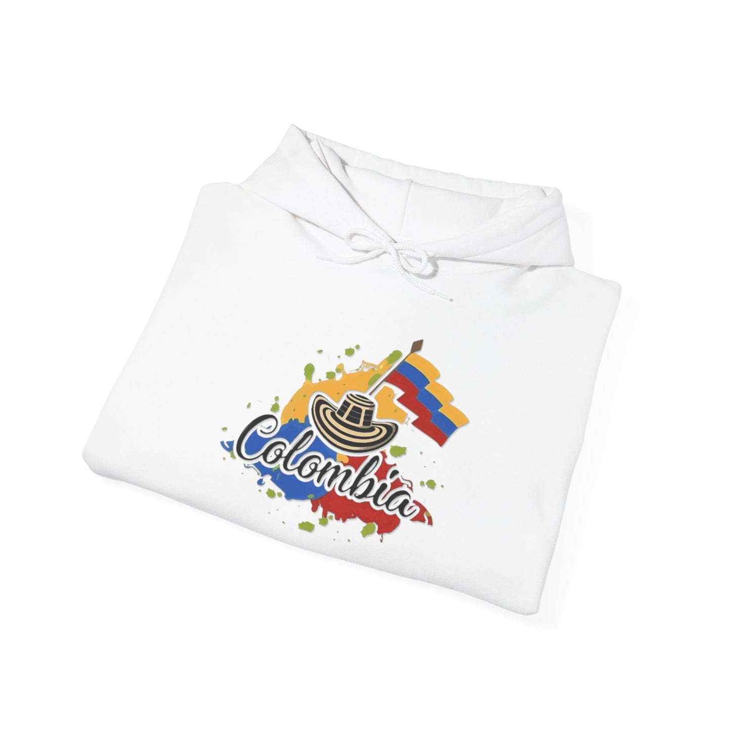 Colombia Unisex Hoodie, Cozy Sweatshirt, Casual Wear, Gifts for Adventures, Pride Apparel, Comfortable Streetwear