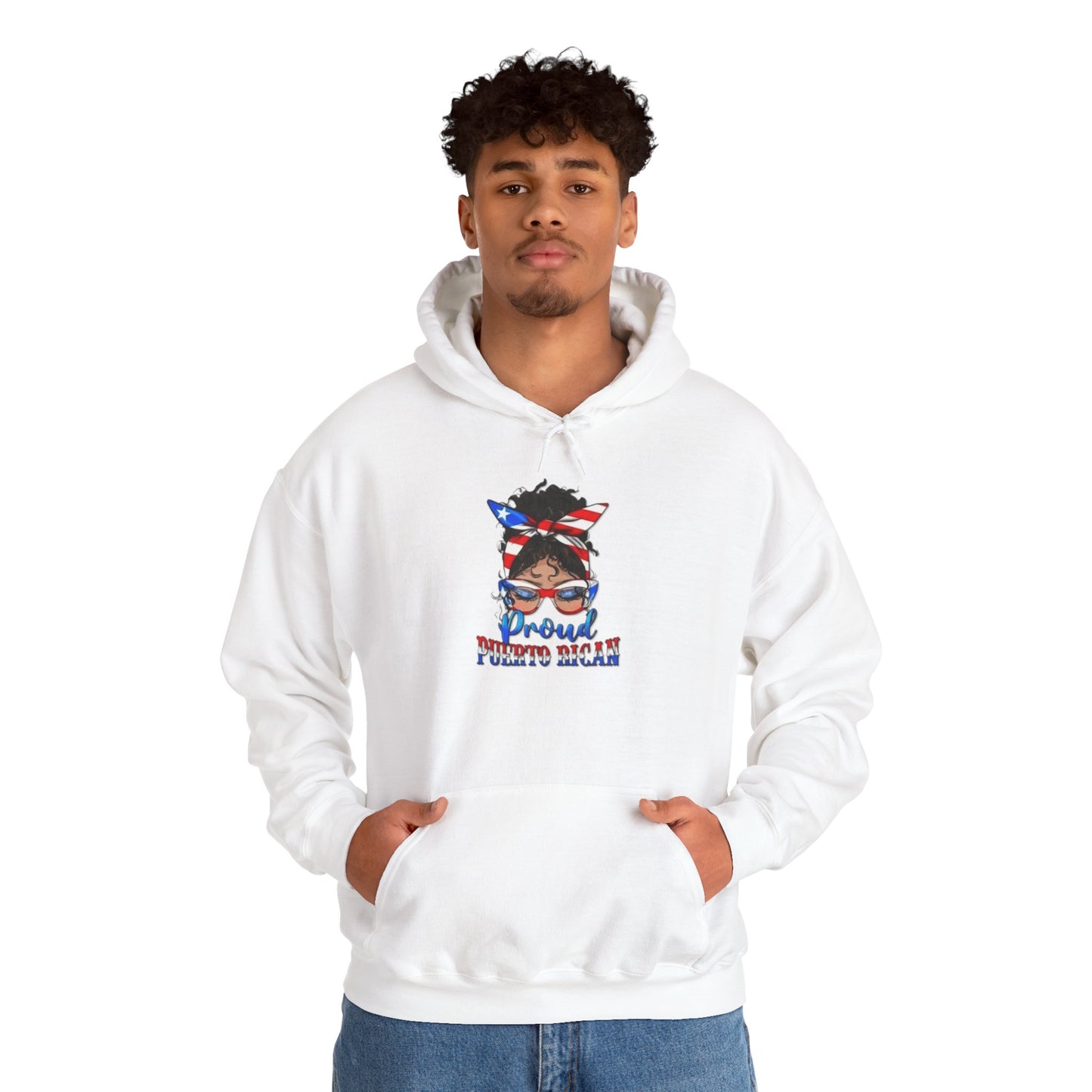 Proud Puerto Rican Unisex Hoodie, Cozy Sweatshirt, Casual Wear, Gifts for Adventures, Pride Apparel, Comfortable Streetwear