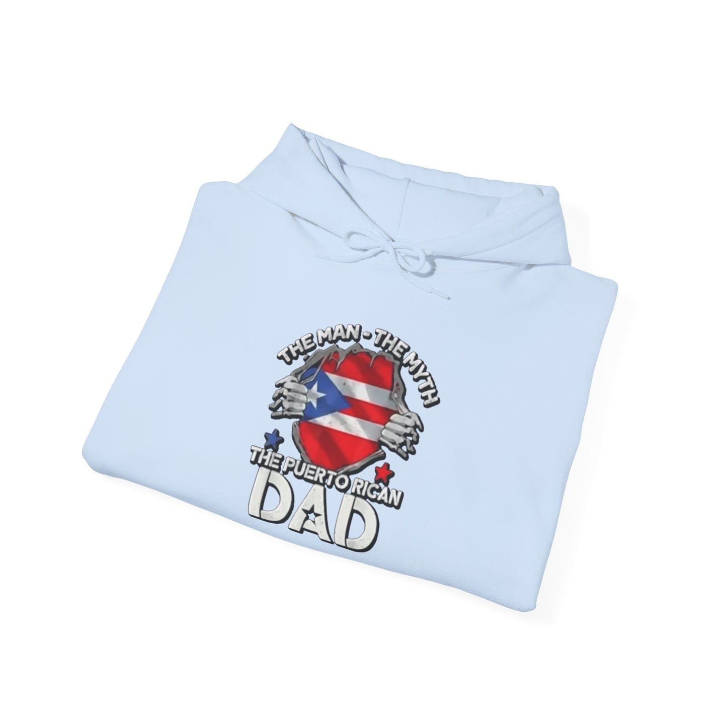 The Puerto Rican DAD Unisex Hoodie, Cozy Sweatshirt, Casual Wear, Gifts for Adventures, Pride Apparel, Comfortable Streetwear