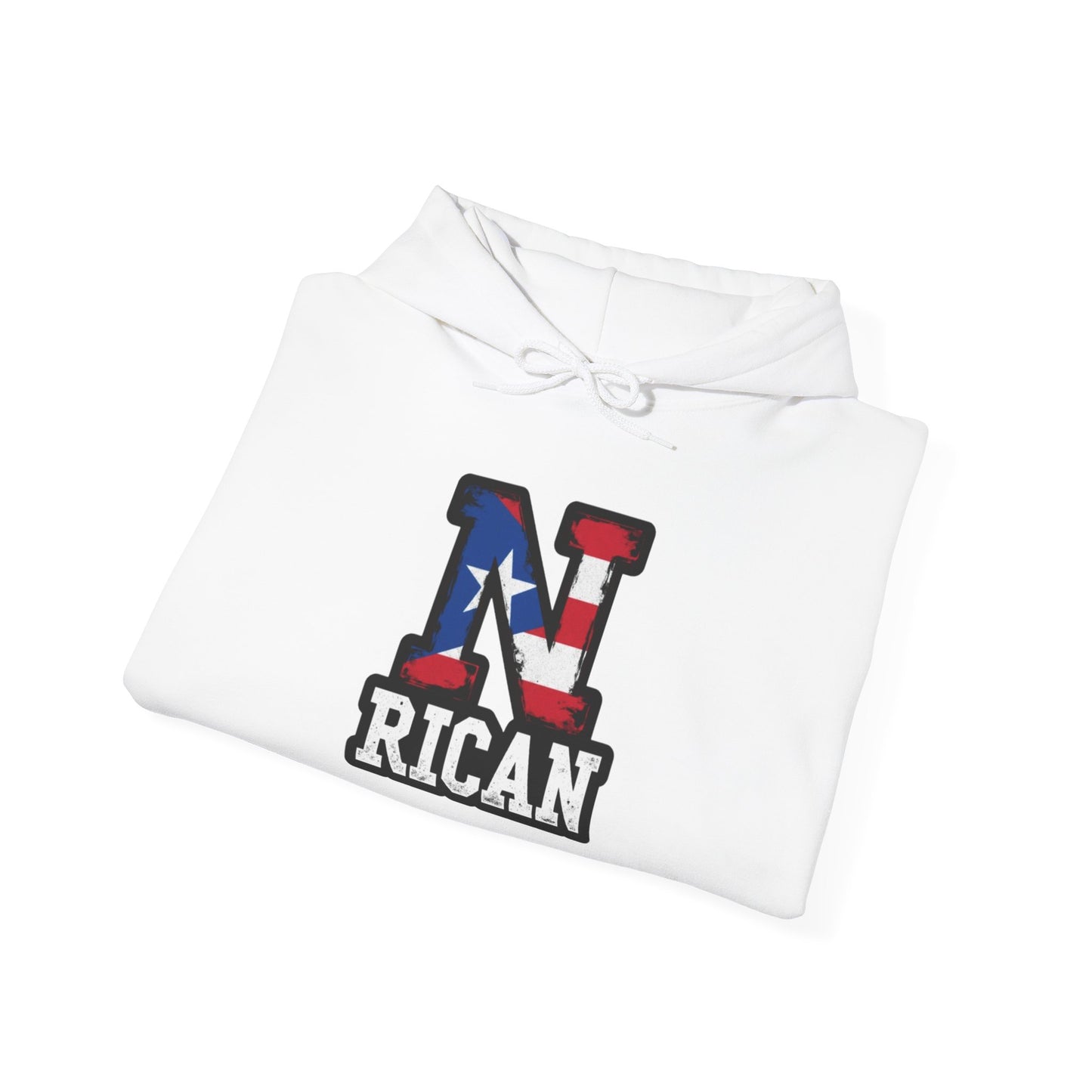 N Rican Unisex Hoodie, Cozy Sweatshirt, Casual Wear, Gifts for Adventures, Pride Apparel, Comfortable Streetwear