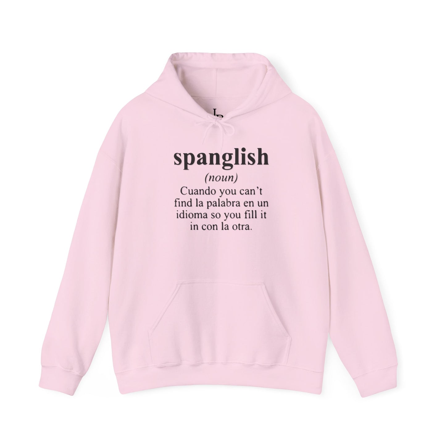 Spanglish 2 Unisex Hoodie, Cozy Sweatshirt, Casual Wear, Gifts for Adventures, Pride Apparel, Comfortable Streetwear
