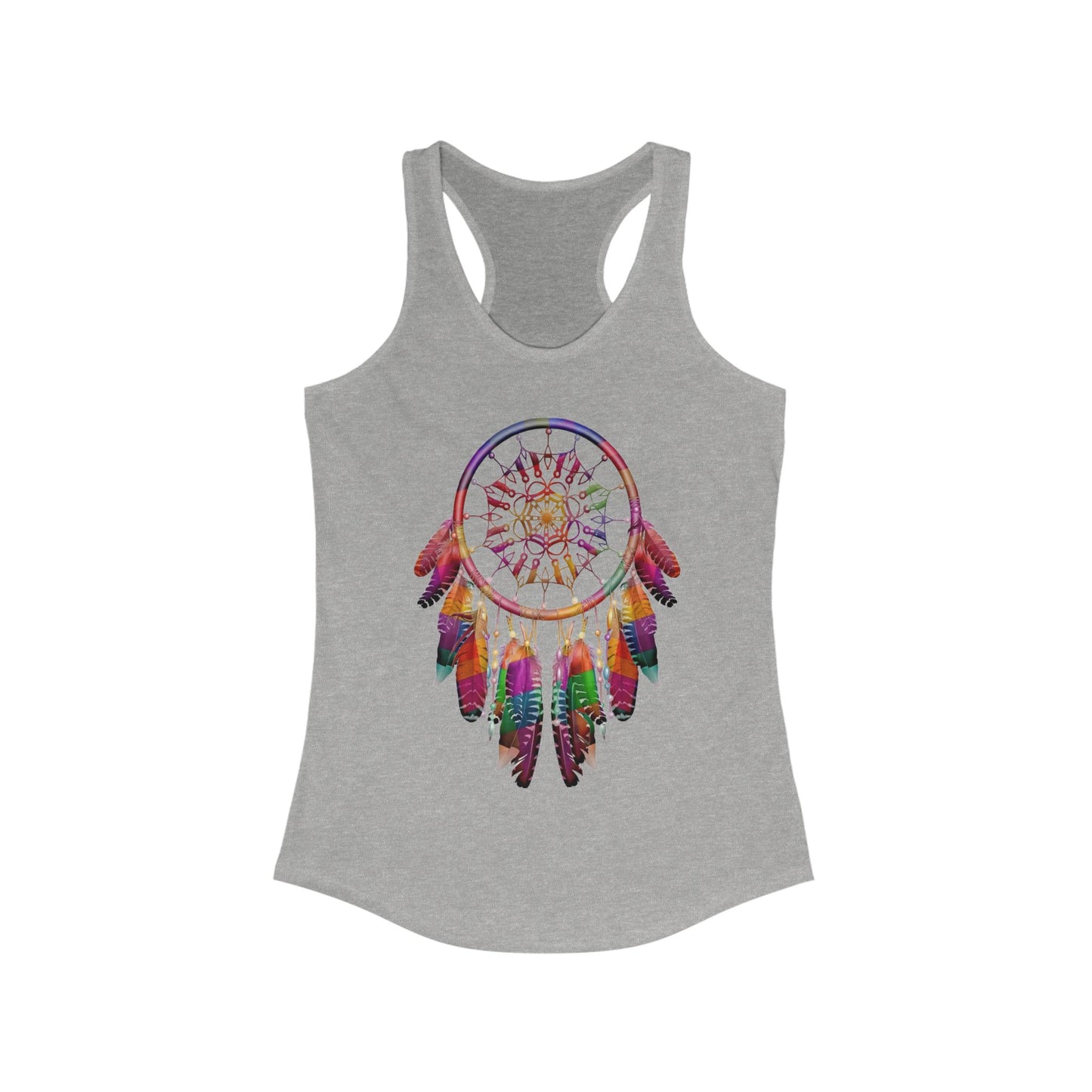 Colorful Dream Catcher, Women's Ideal Racerback Tank