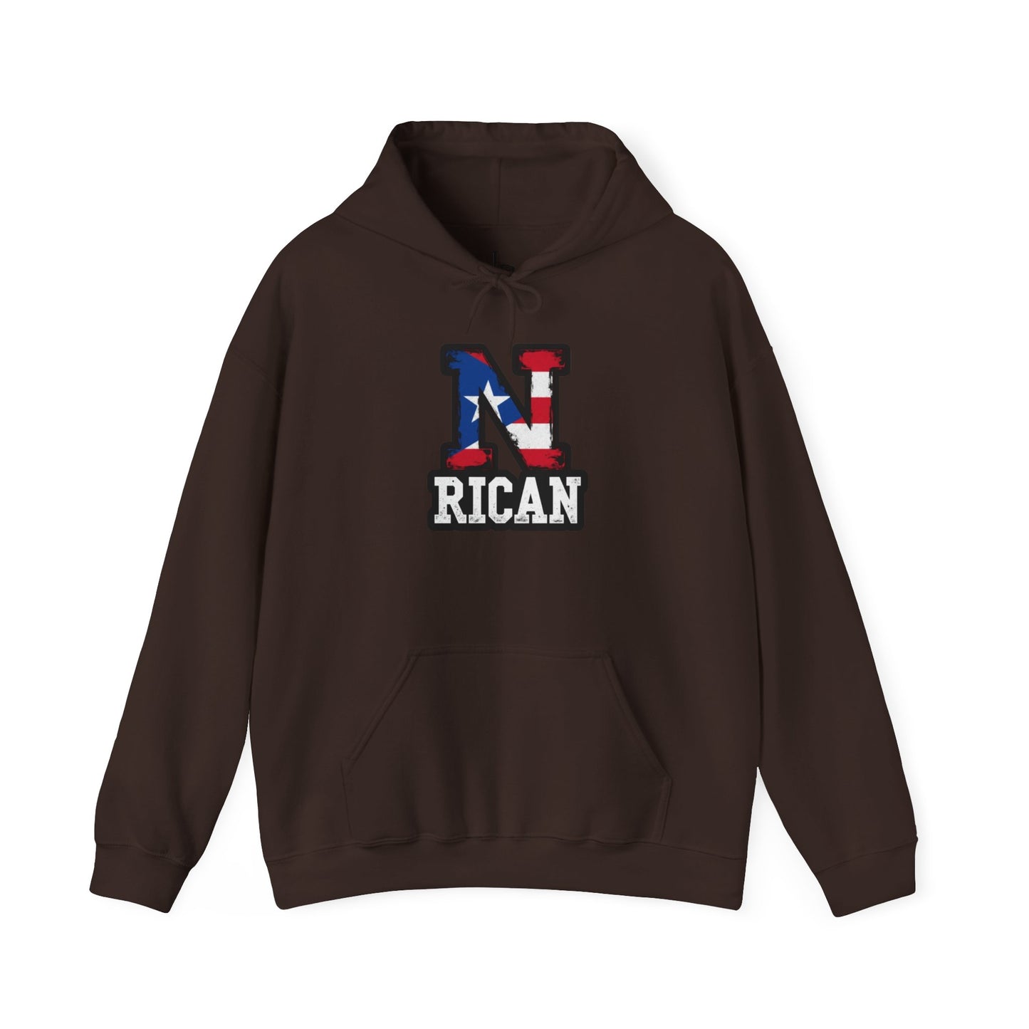 N Rican Unisex Hoodie, Cozy Sweatshirt, Casual Wear, Gifts for Adventures, Pride Apparel, Comfortable Streetwear