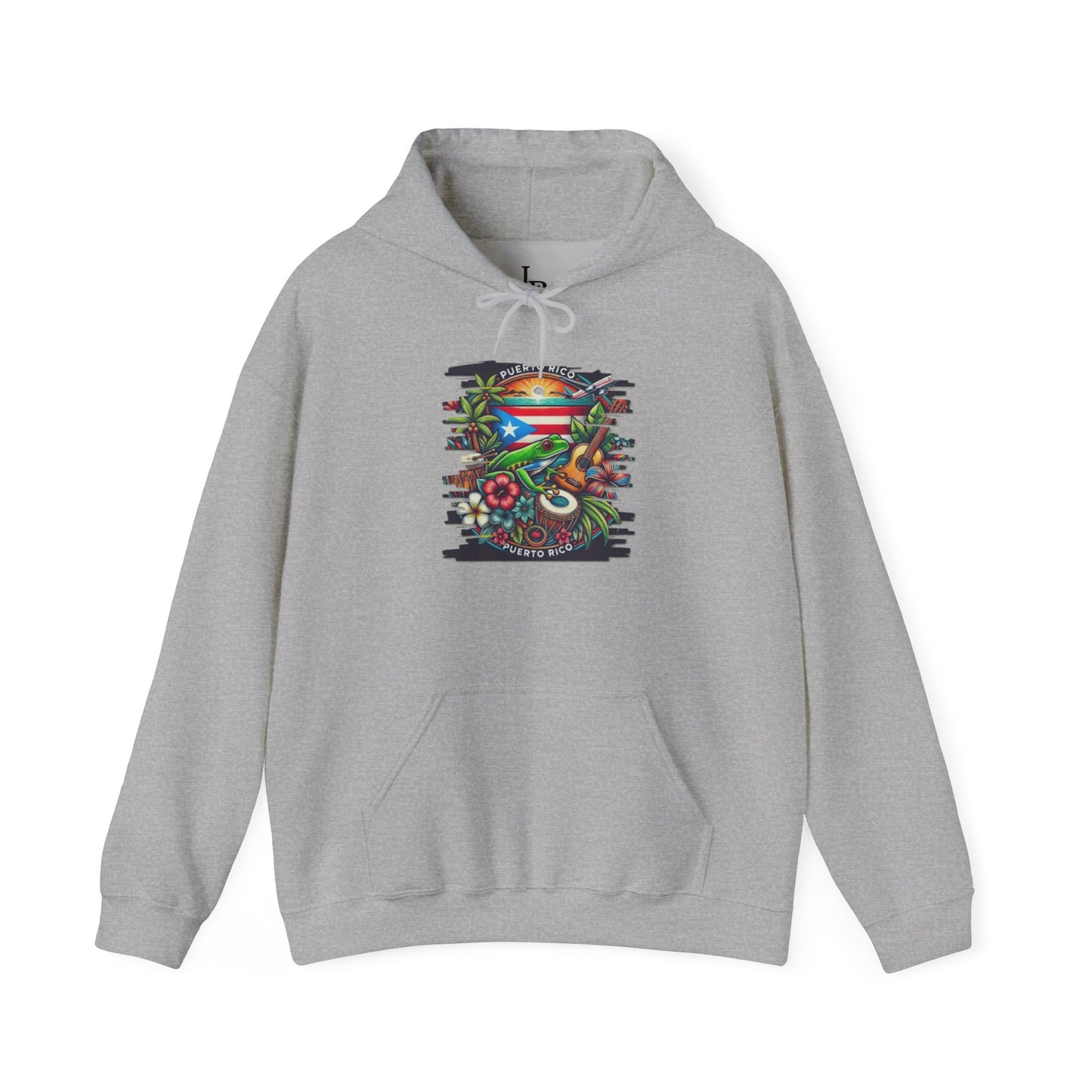 Puerto Rican Scenery Unisex Hoodie, Cozy Sweatshirt, Casual Wear, Gifts for Adventures, Pride Apparel, Comfortable Streetwear
