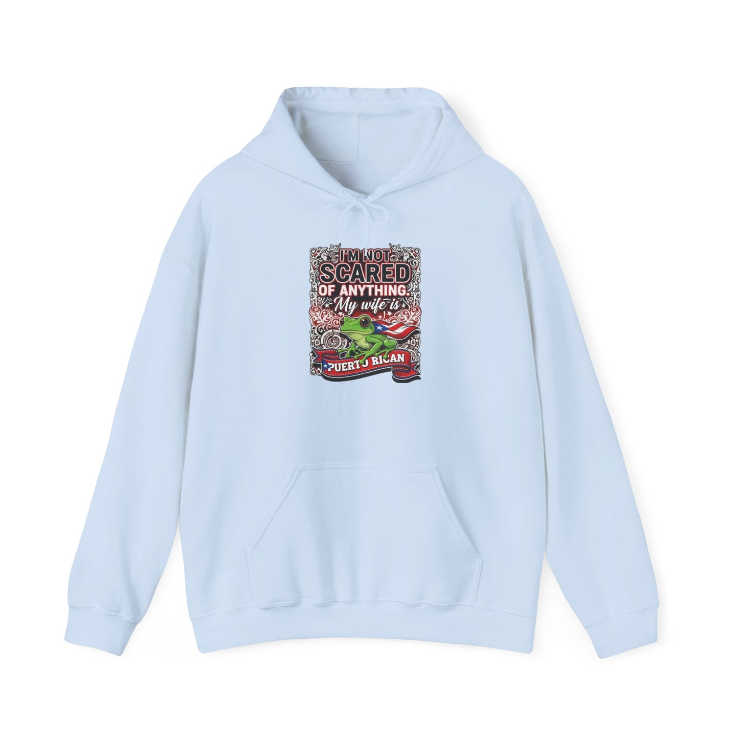 I'm not scared of anything, my wife is...., Unisex Heavy Blend™ Hooded Sweatshirt