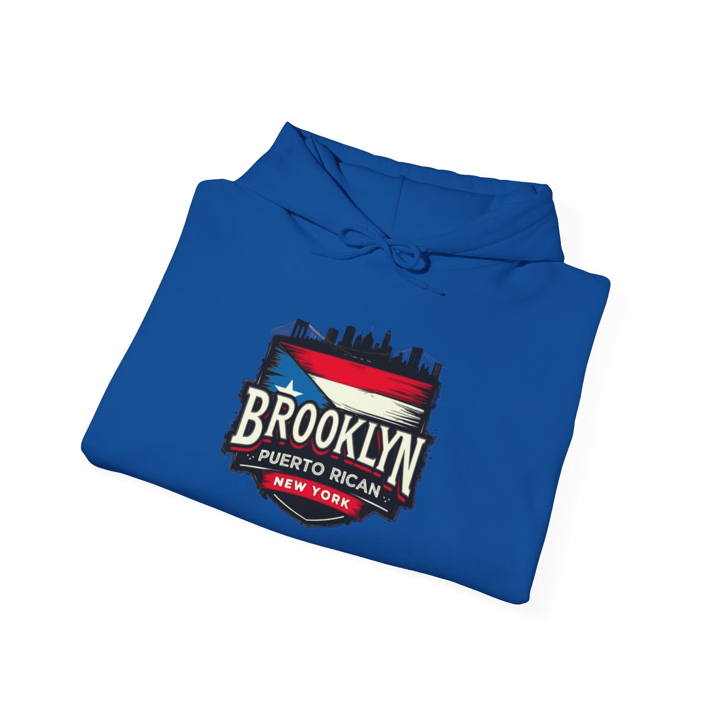 Brooklyn Puerto Rican Unisex Hoodie, Cozy Sweatshirt, Casual Wear, Gifts for Adventures, Pride Apparel, Comfortable Streetwear