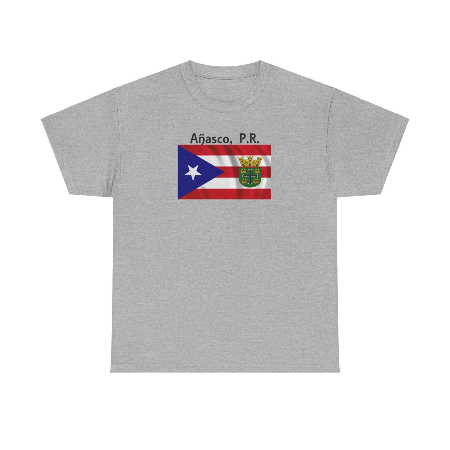 Añasco, Puerto Rico, Unisex Heavy Cotton Tee