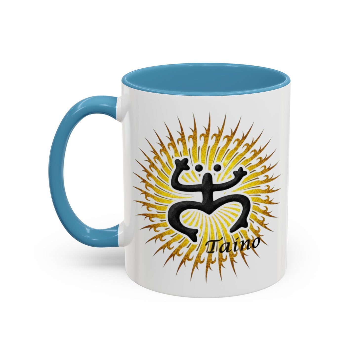 Taino Coqui Sun Colorful Accent Mugs, 11oz