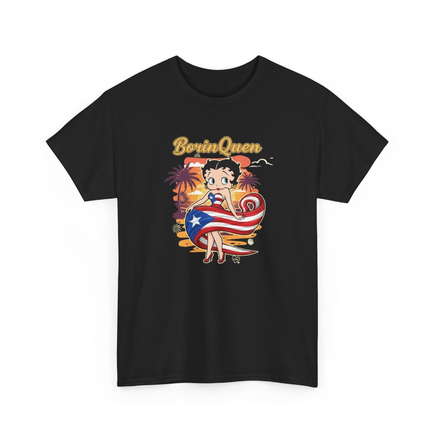 Borinquen Betty, Unisex Heavy Cotton Tee