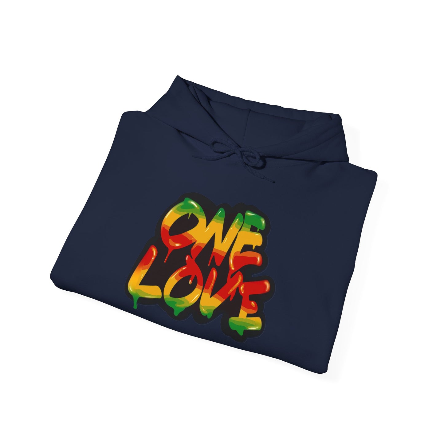 One Love Unisex Hoodie, Cozy Sweatshirt, Casual Wear, Gifts for Adventures, Pride Apparel, Comfortable Streetwear