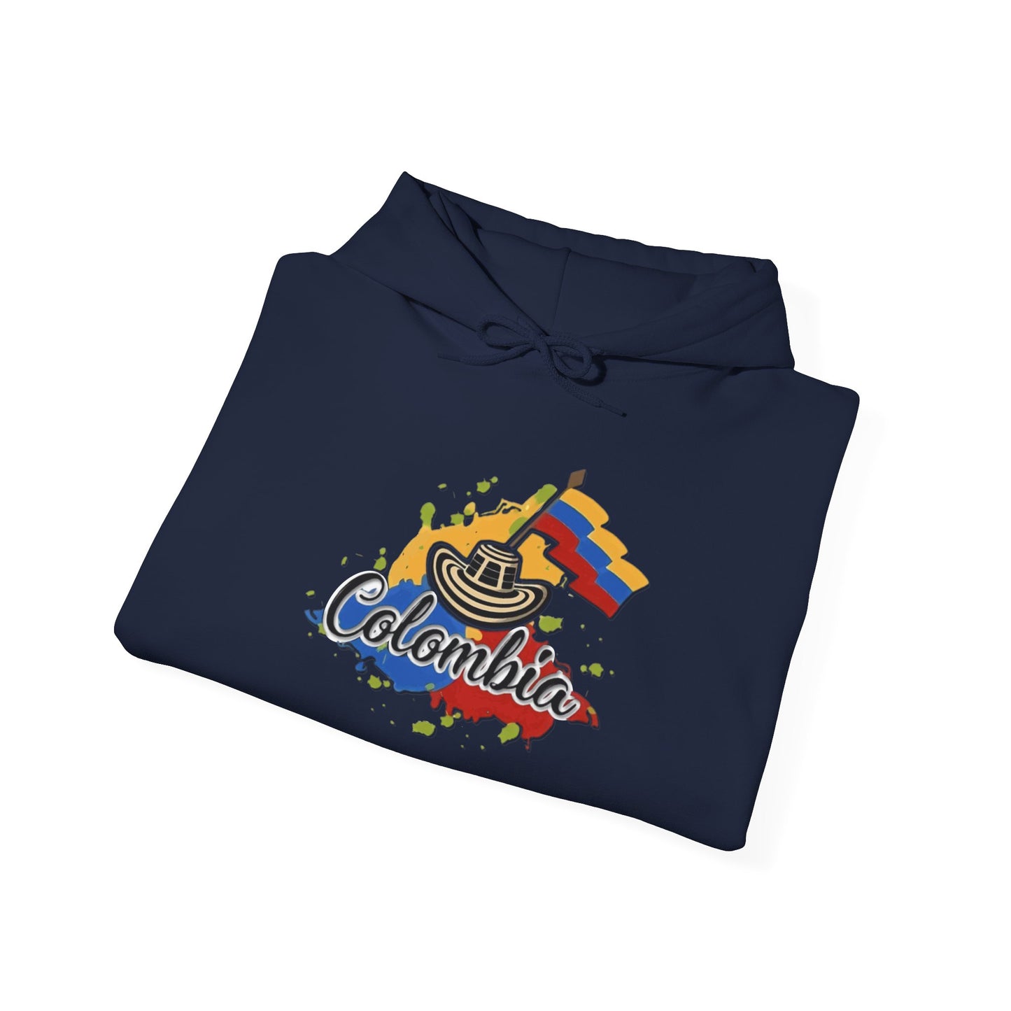 Colombia Unisex Hoodie, Cozy Sweatshirt, Casual Wear, Gifts for Adventures, Pride Apparel, Comfortable Streetwear