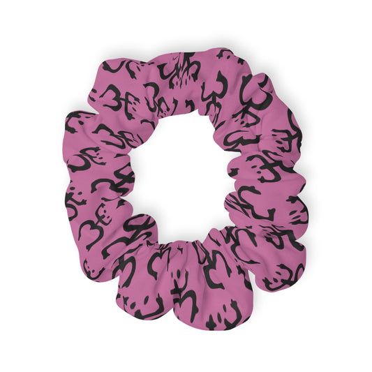 Black Coqui Light Pink, Scrunchie