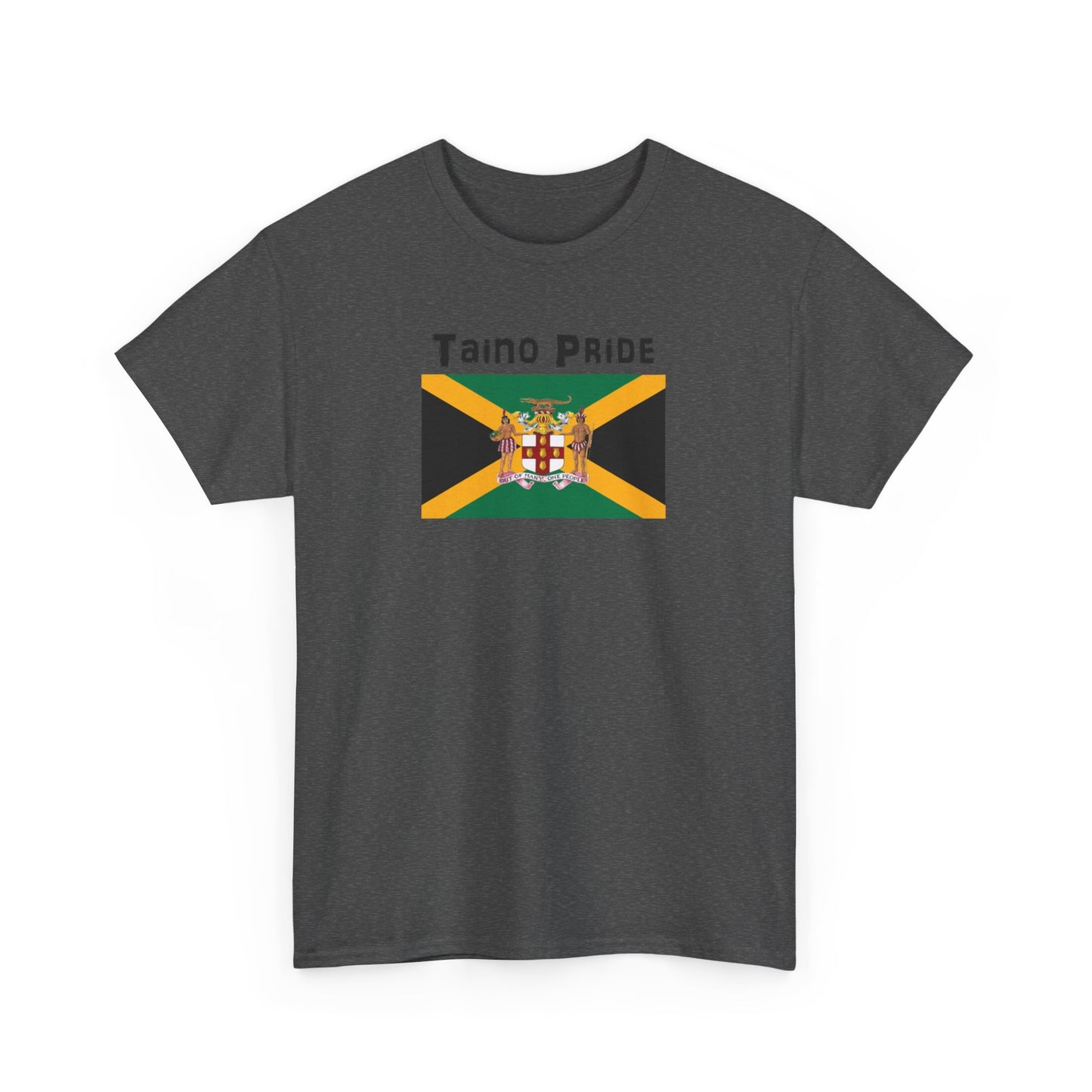 Jamaican Flag Taino Pride, Unisex Heavy Cotton Tee