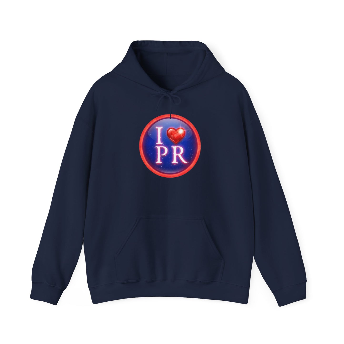 I love PR, Unisex Heavy Blend™ Hooded Sweatshirt
