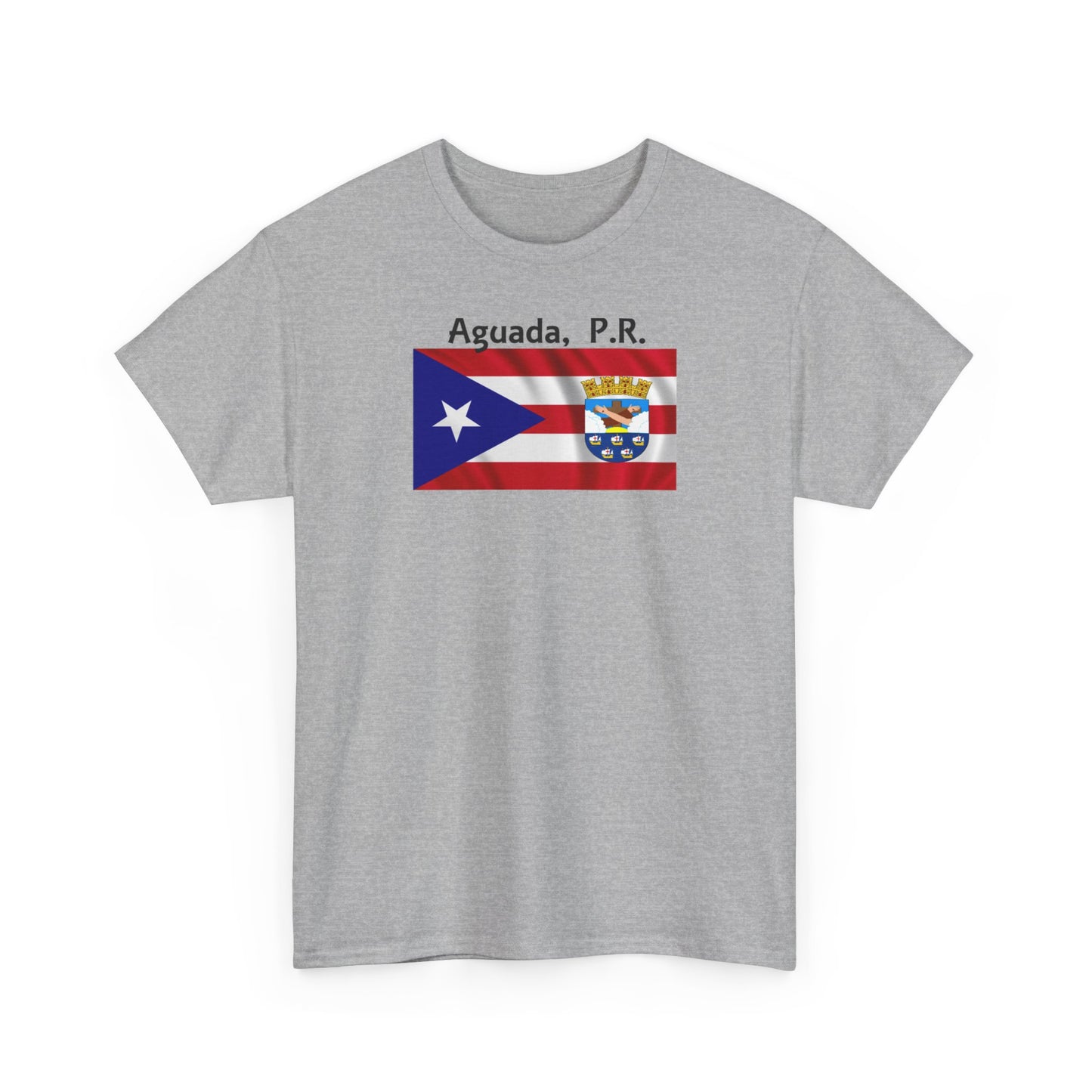 Aguada, Puerto Rico, Unisex Heavy Cotton Tee