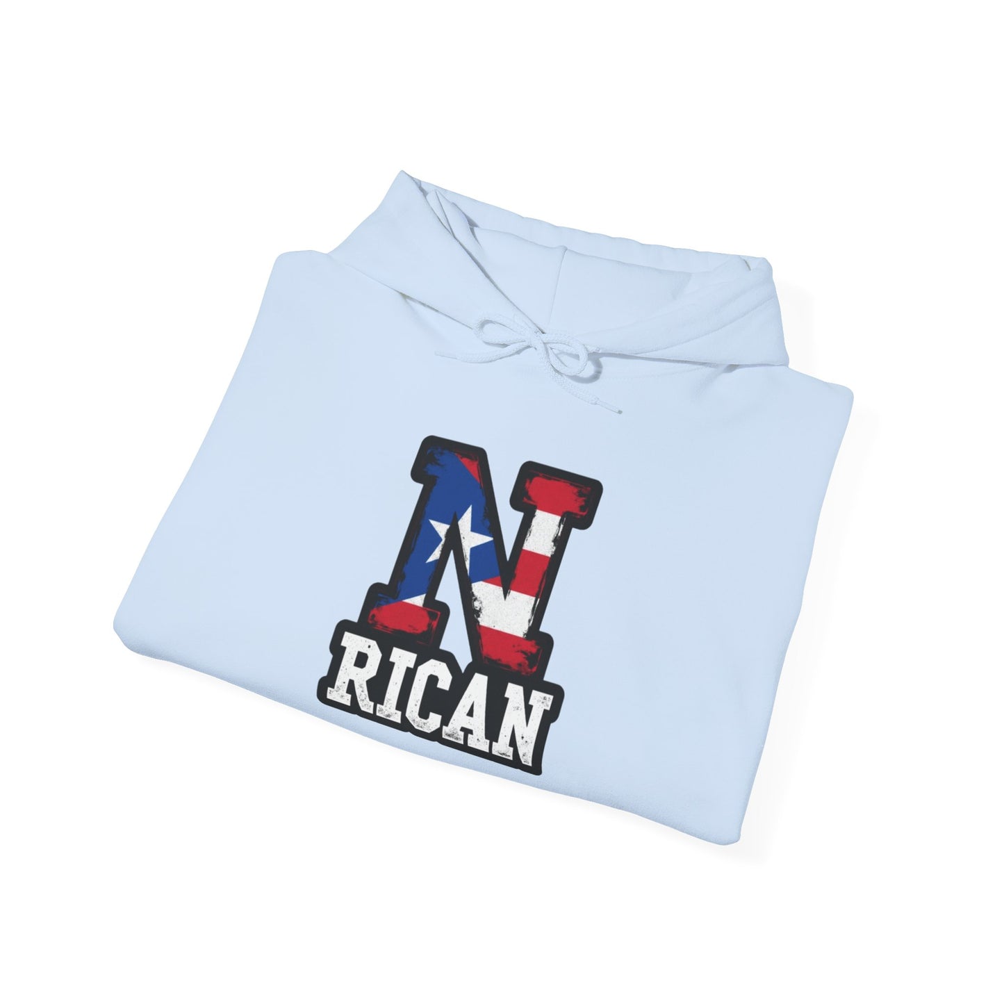 N Rican Unisex Hoodie, Cozy Sweatshirt, Casual Wear, Gifts for Adventures, Pride Apparel, Comfortable Streetwear