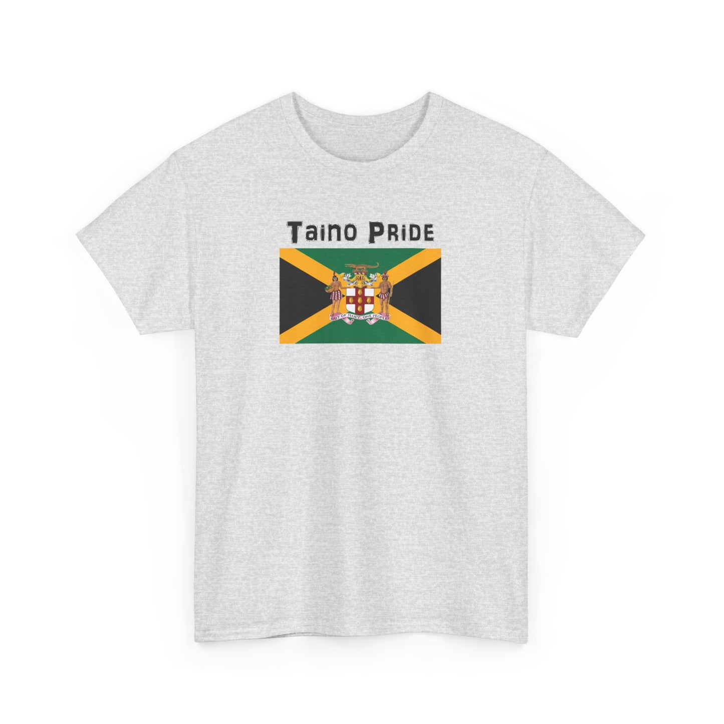 Jamaican Flag Taino Pride, Unisex Heavy Cotton Tee