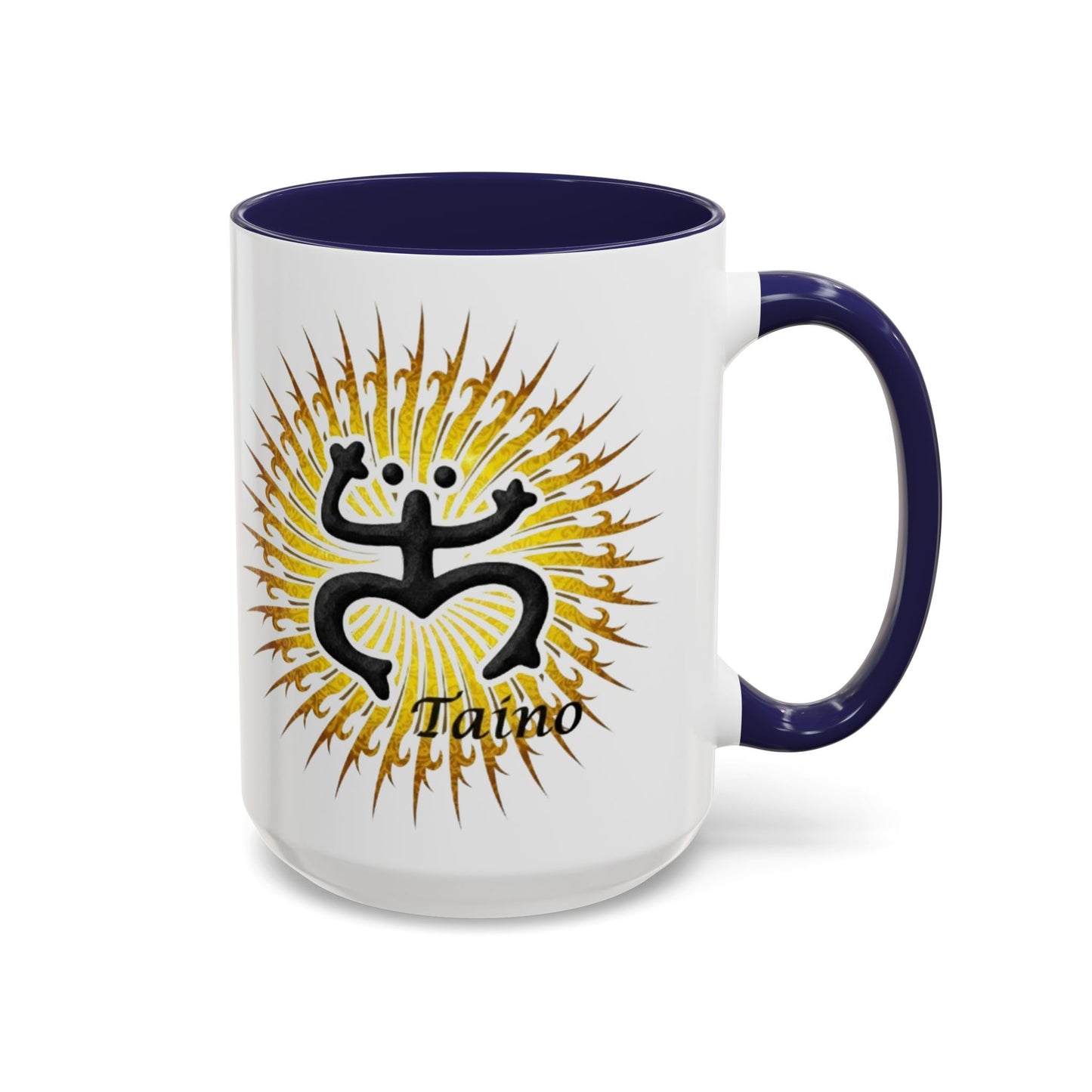 Taino Coqui Sun Colorful Accent Mugs, 11oz