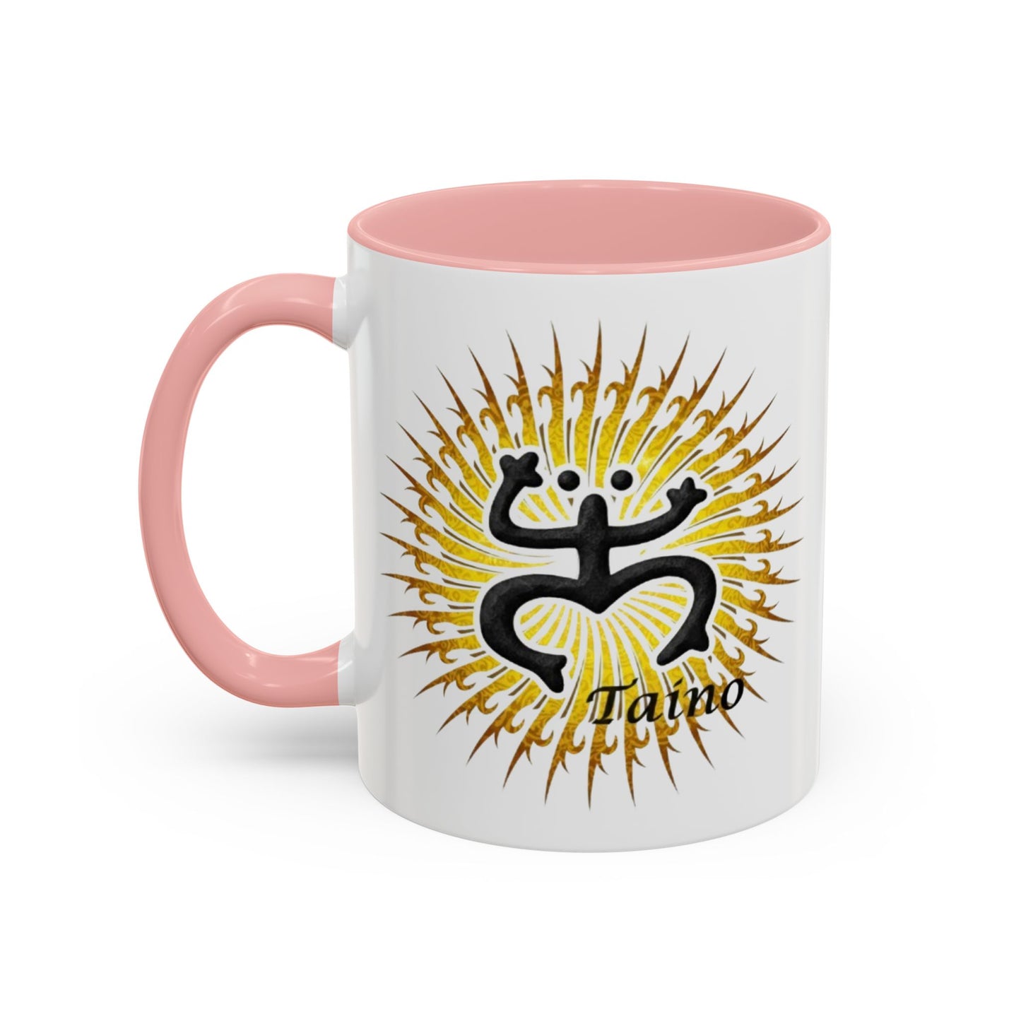 Taino Coqui Sun Colorful Accent Mugs, 11oz