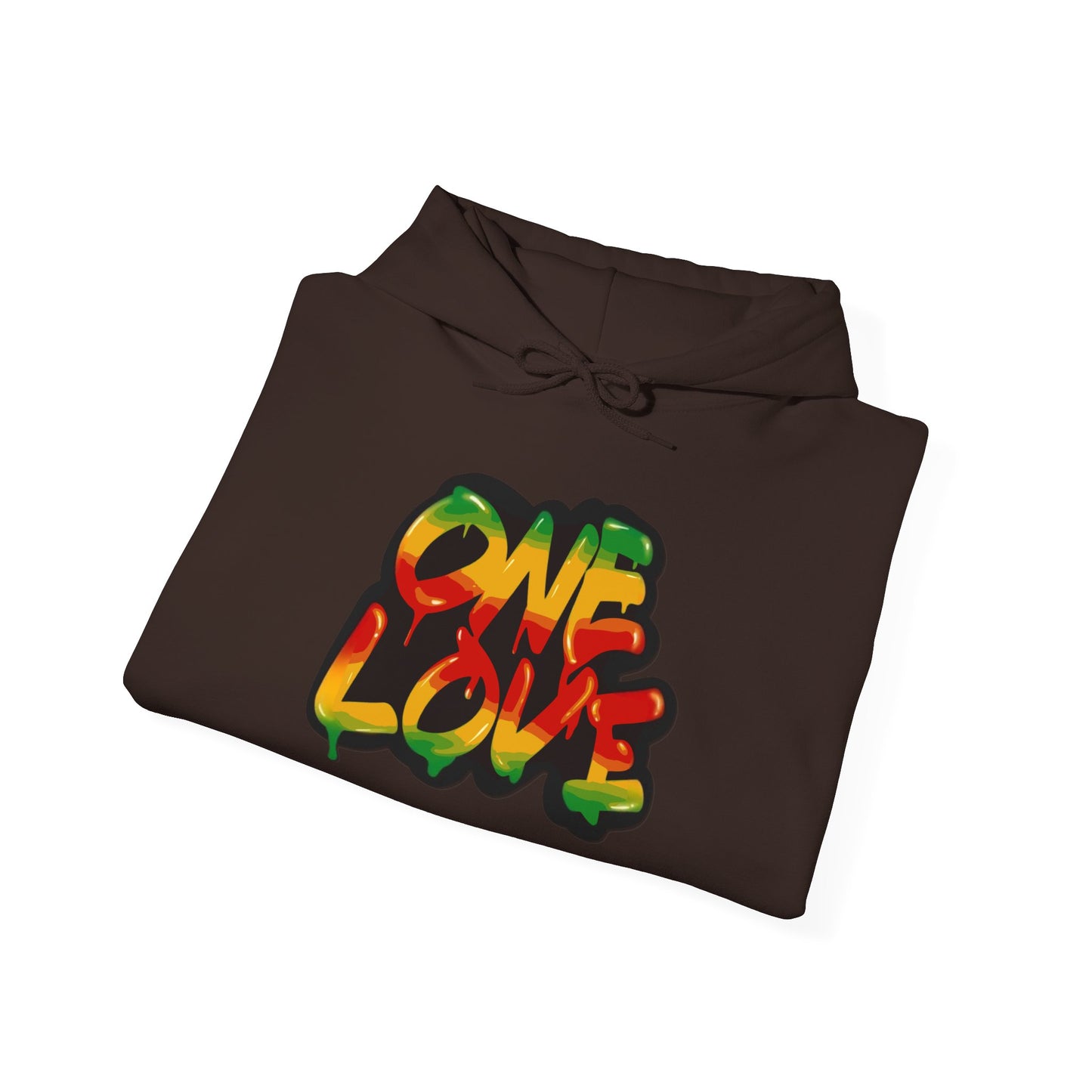 One Love Unisex Hoodie, Cozy Sweatshirt, Casual Wear, Gifts for Adventures, Pride Apparel, Comfortable Streetwear