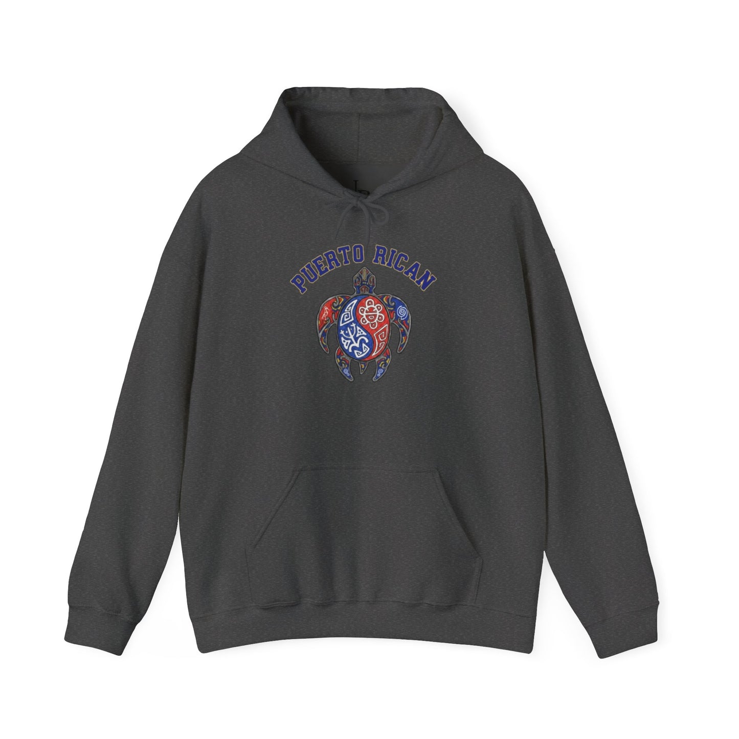Taino Turtle Unisex Hoodie, Cozy Sweatshirt, Casual Wear, Gifts for Adventures, Pride Apparel, Comfortable Streetwear