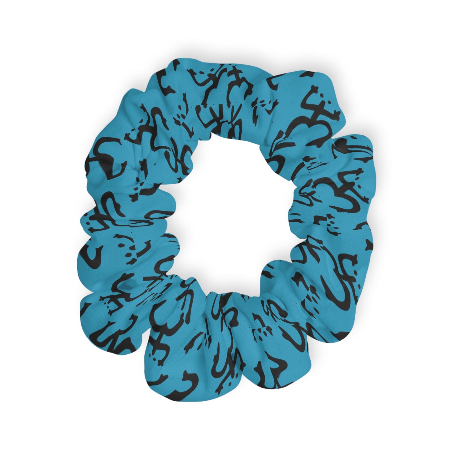 Black Coqui Turquoise, Scrunchie