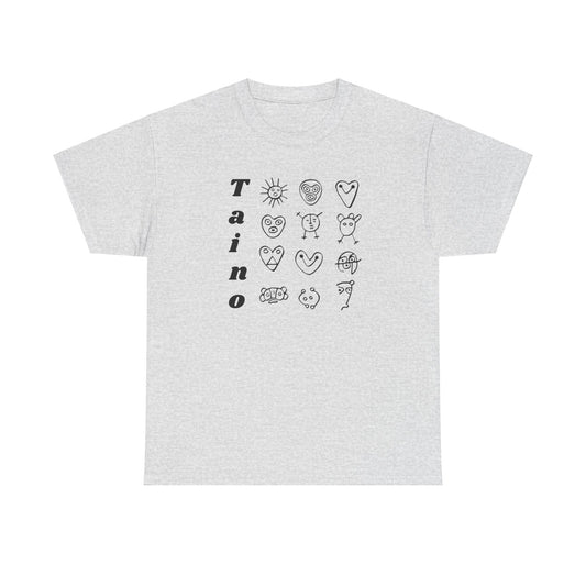 Taino Symbols 3, Unisex Heavy Cotton Tee