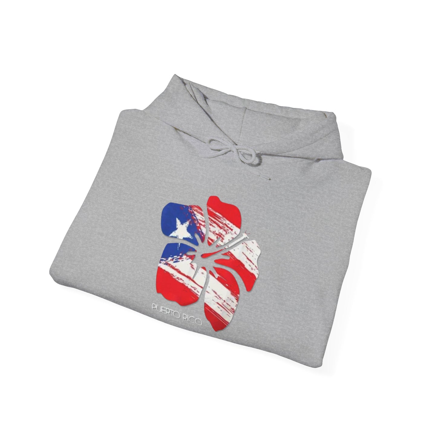 Puerto Rican Flower Unisex Hoodie, Cozy Sweatshirt, Casual Wear, Gifts for Adventures, Pride Apparel, Comfortable Streetwear