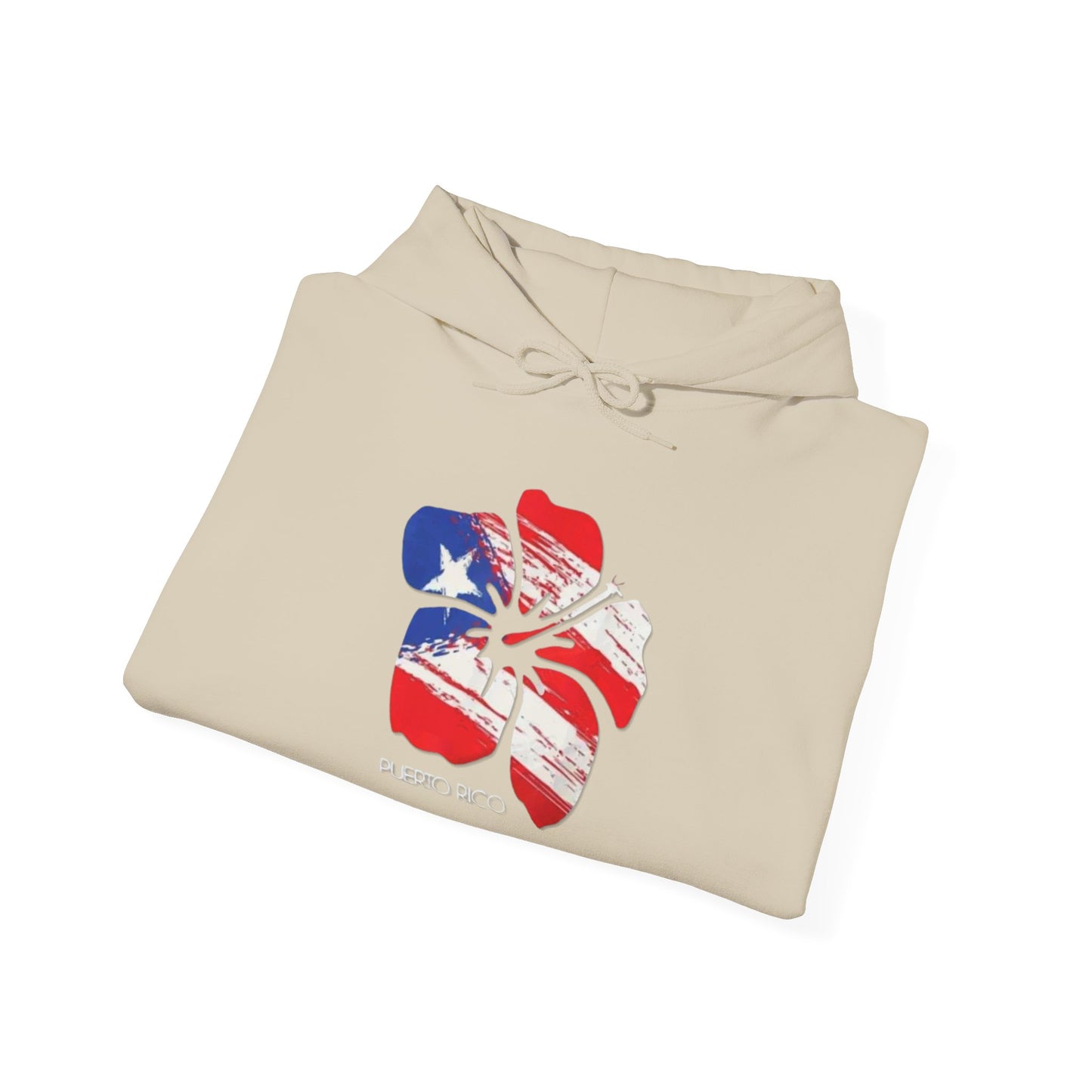 Puerto Rican Flower Unisex Hoodie, Cozy Sweatshirt, Casual Wear, Gifts for Adventures, Pride Apparel, Comfortable Streetwear