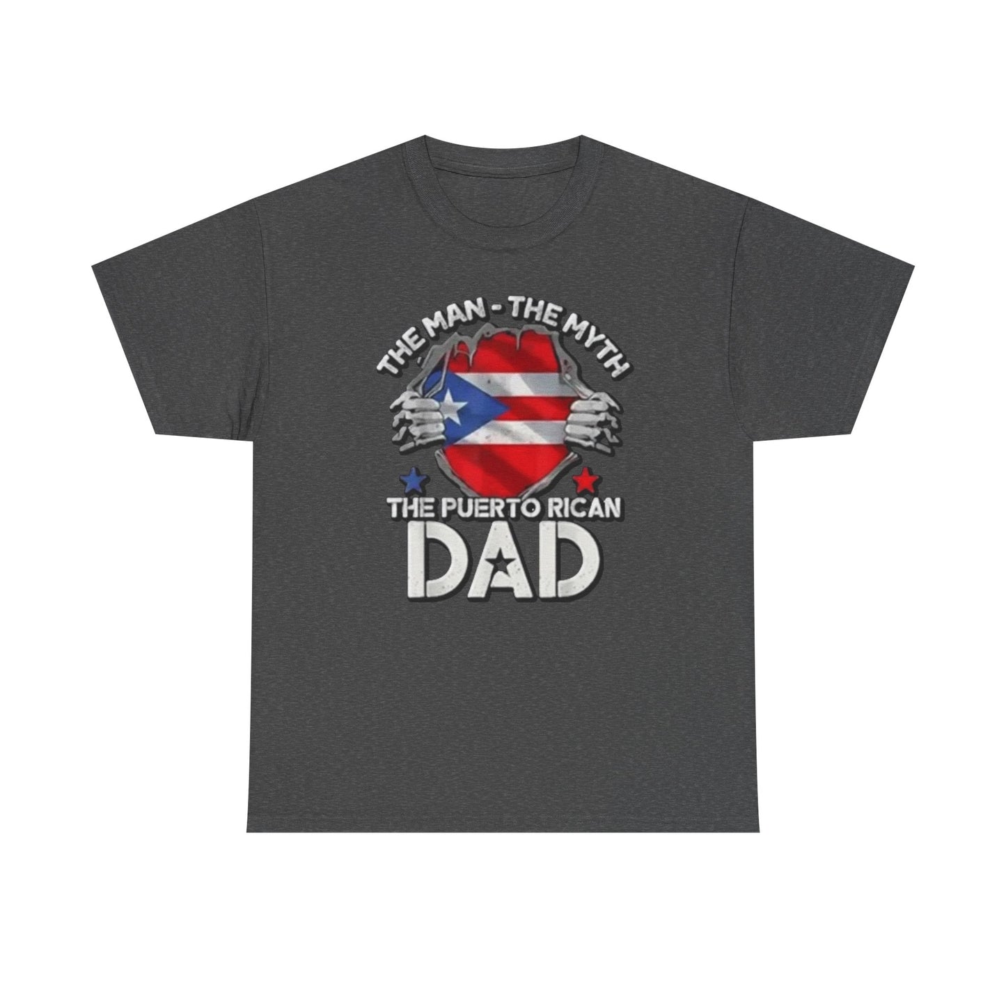 The Puerto Rican DAD, Unisex Heavy Cotton Tee