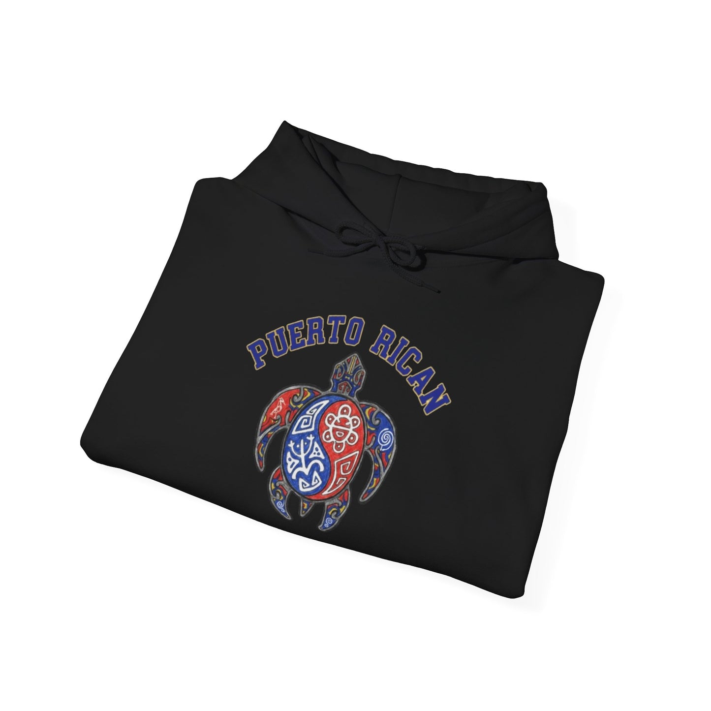 Taino Turtle Unisex Hoodie, Cozy Sweatshirt, Casual Wear, Gifts for Adventures, Pride Apparel, Comfortable Streetwear