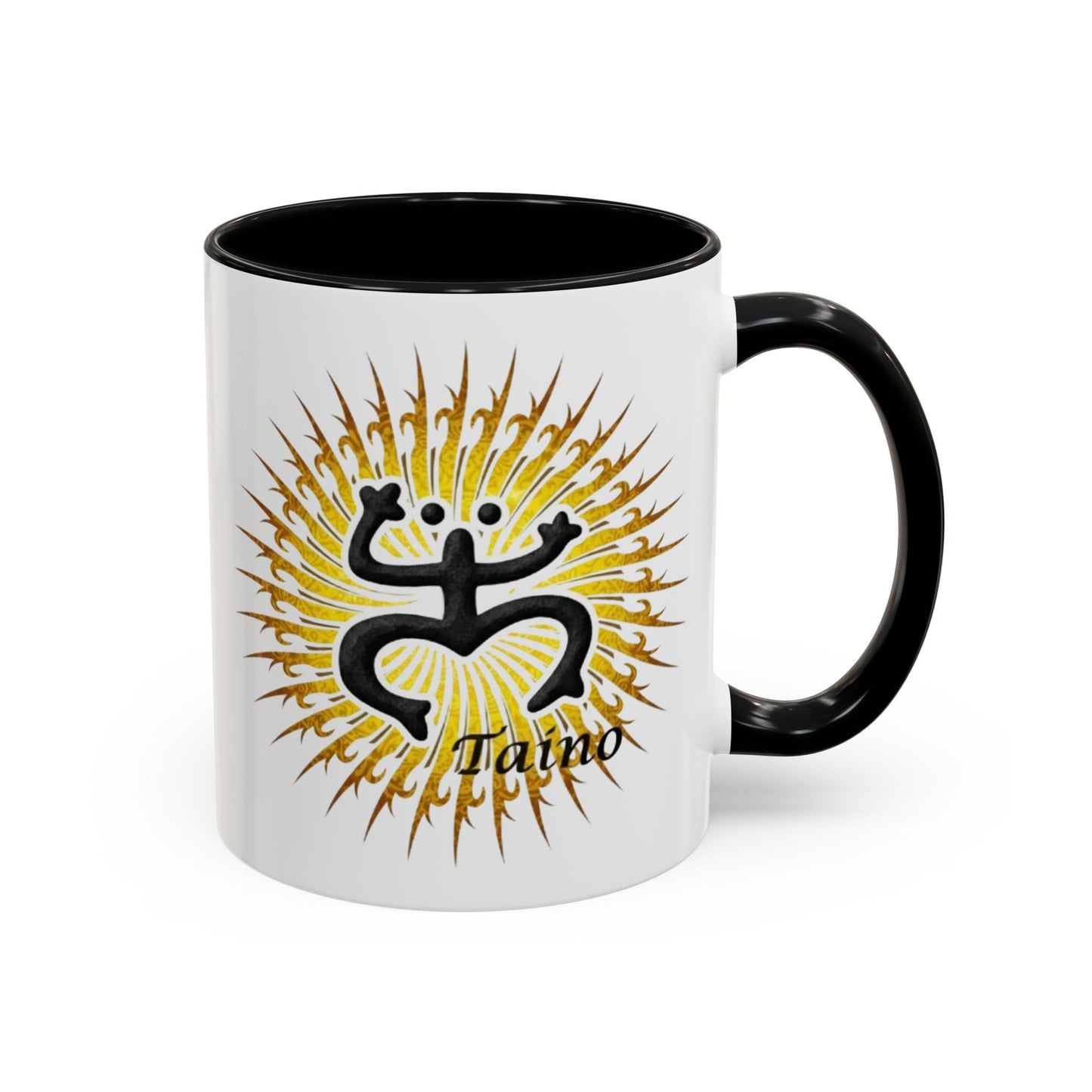 Taino Coqui Sun Colorful Accent Mugs, 11oz