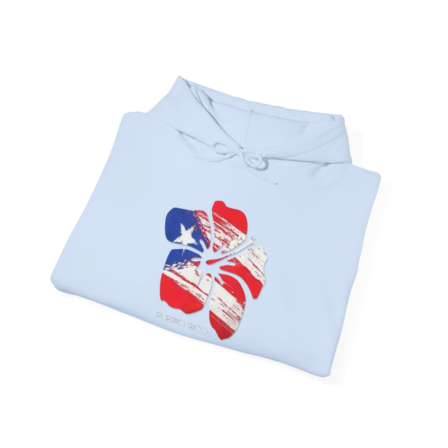 Puerto Rican Flower Unisex Hoodie, Cozy Sweatshirt, Casual Wear, Gifts for Adventures, Pride Apparel, Comfortable Streetwear